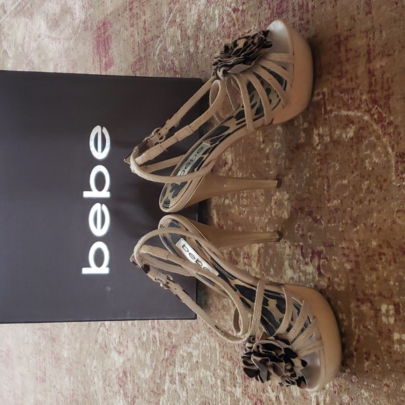 Bebe Deena Strappy Heels - Picture 2 of 10